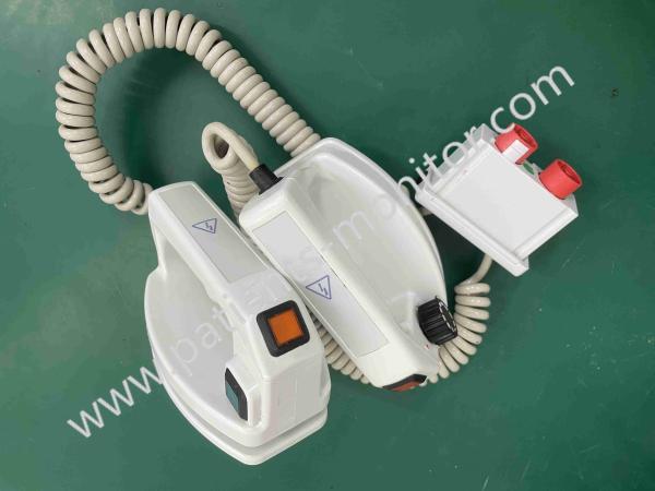 Schiller Defigard 5000 DG5000 Defibrilador Paddle com cabo e módulo adaptador para os diferentes elétrodos