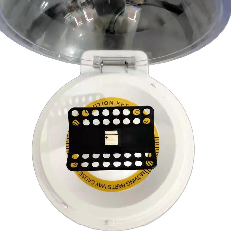 CENLEE Mini 4000 RPM Lab Benchtop Centrifuge with Two Rotors 8*1.5/2.0ml 0.2x32 PCR Stripes 1000 RCF Stainless Steel