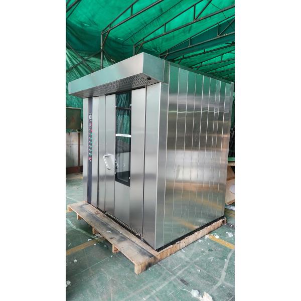 Electric Gas Diesel Oil 380V/220V 32 Trays Bakery Rotary Oven With Trays And Trollery