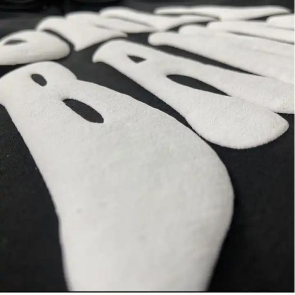 Oversized Cropped Puff Print Hoodie Graphic 3d Printing Men Heavyweight 500Gsm