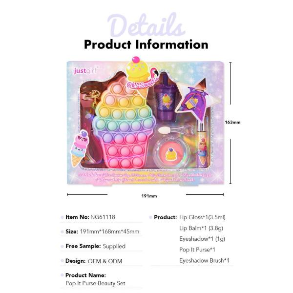 Premium Play Makeup Kit Childrens Make Up Sets For 4 Year Olds Customizable