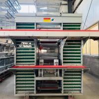 Le type soudé la cage Q235A du fil H de poulet de couche a galvanisé la cage de ferme de poulet de 2mm