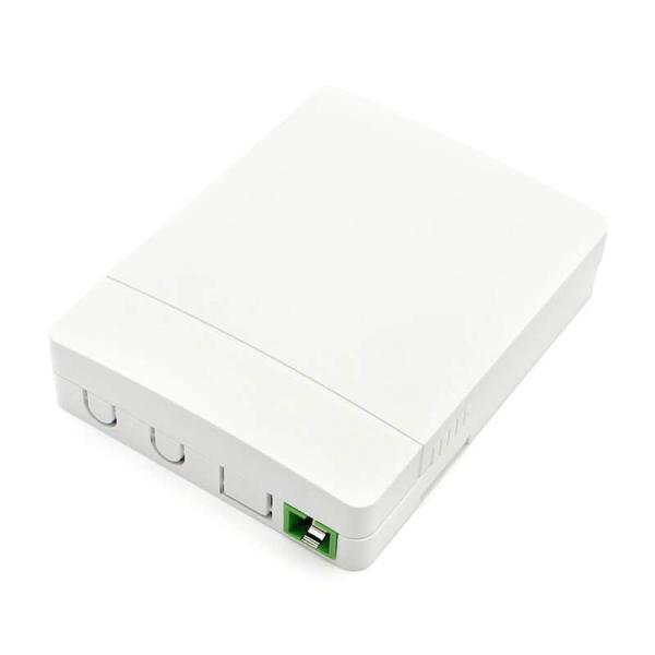 2 Substribers Fiber Optic Rosette Box With SC Adapters