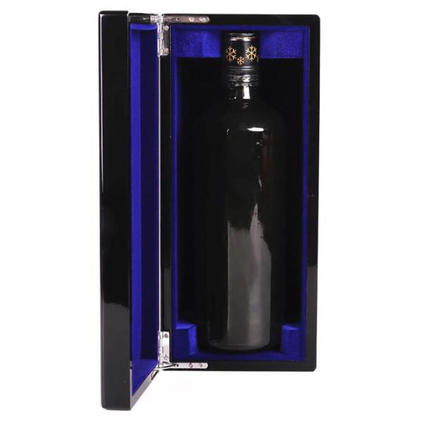 Black Eco Friendly Personalised Champagne Box Anniversary Wine Box