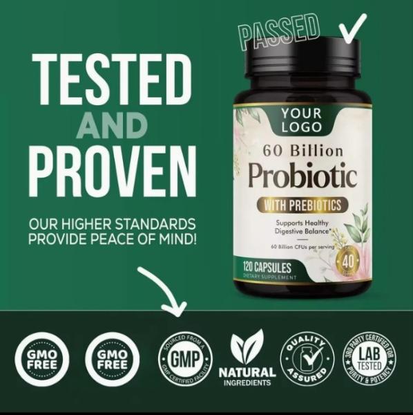 Gut Health Probiotics Capsules Supplements For Women Support Digestive Healthy