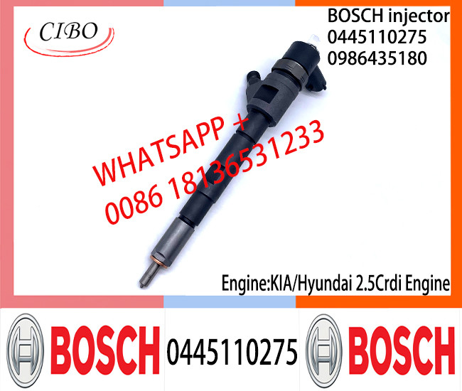 Инжектор топлива 0445110274 0986435180 33800-2A100 injetor 0445110275 BOSCH общий 33800-2A110 для KIA/HYUNDAI 2.5CRDi