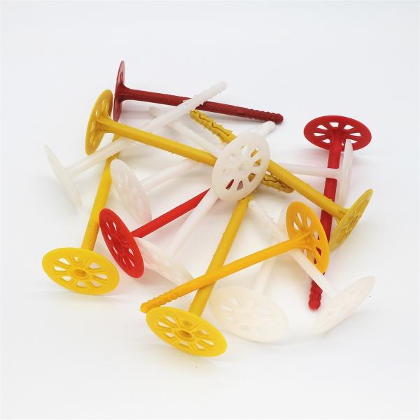 Drywall Insulation Fasteners For Concrete PP Plastic Wall Plug Rigid Insulation Fasteners
