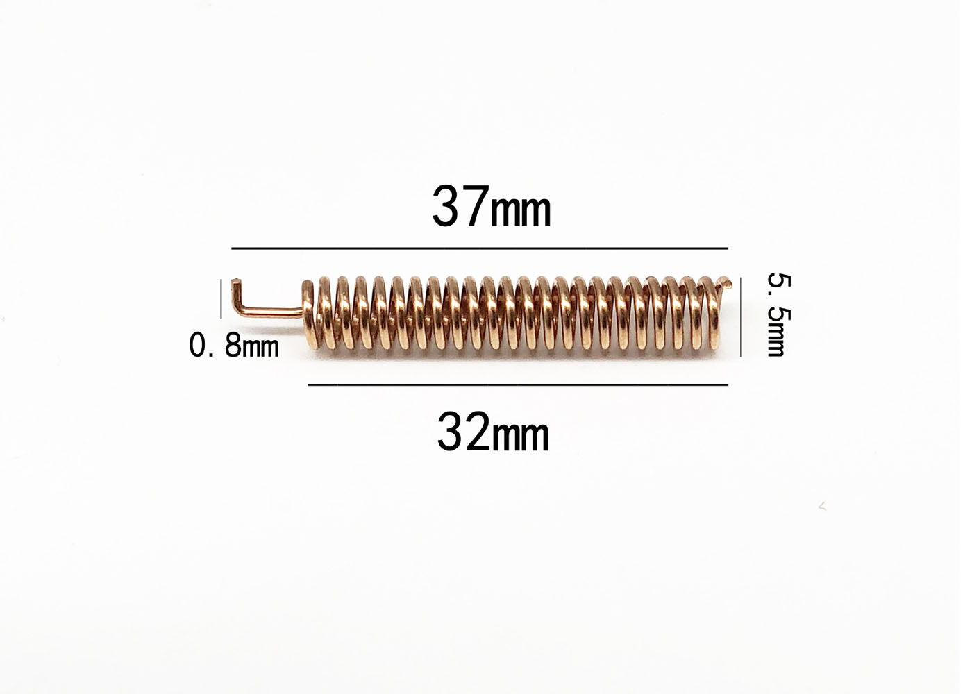 Антенна весны вибрации 37mm 3Dbi 433mhz ISO анти-