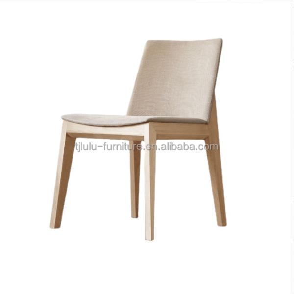 Solid Wood Villa Dinning Table Chairs With Nitrolacquer Finish And Modern Design For Dinning Room Restaurant And Hotel