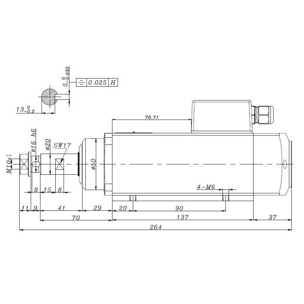 High speed motor of edge banding machine ,Trimming / End cutting / Pre-milling / Hogging / Corner round trimming