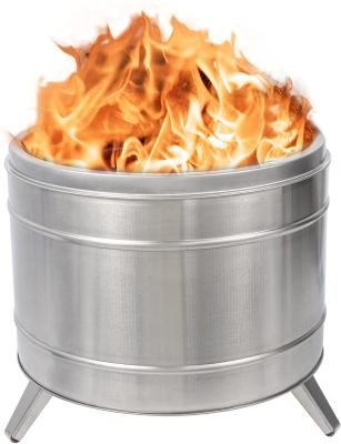 Wood Burning 304 Stainless Steel Portable Smokeless Fire Pit Bonfire Support Laser Cutting