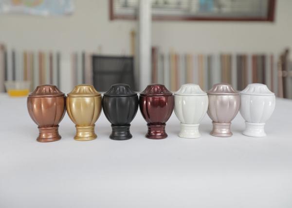 Cortina decorativa Rod End Caps da sala de visitas 10cmx28mm