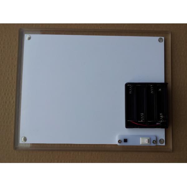 Black Border Battery ODM A5 Crystal LED Light Box
