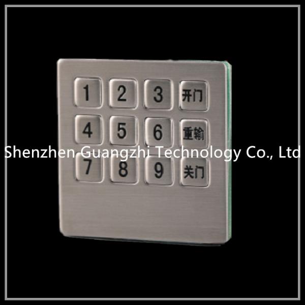 3x4 Layout 12 Button Keypad Matrix Type , Wired Numeric Keypad For Access Control