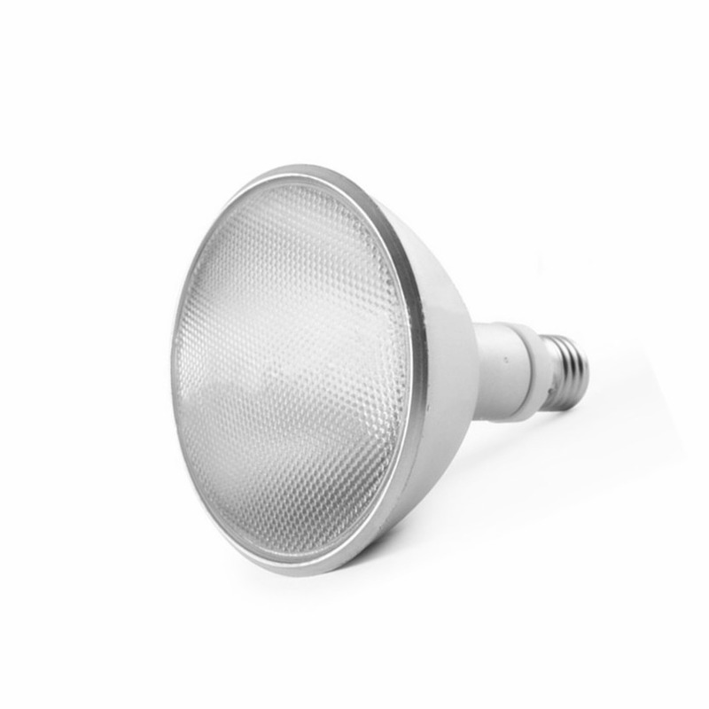 Sustainable Silver Aluminium Full Spectrum UVB Reptile HID Lamp PAR30