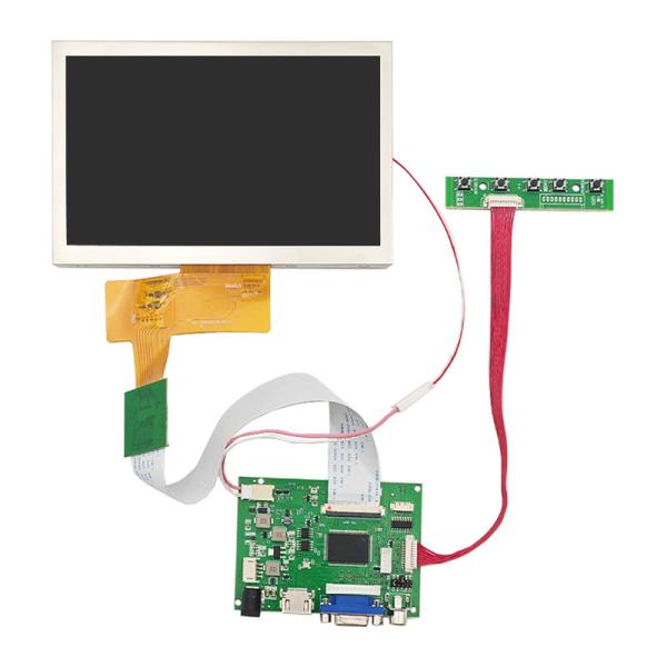 800x480 Resolution HDMI LCD Display 480nits Brightness 7 Inch TFT LCD Screen