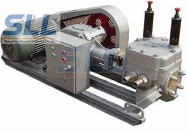 Low Noise Mortar Grout Pump , Electric Grout Pump With Skid Chassis SG130-20