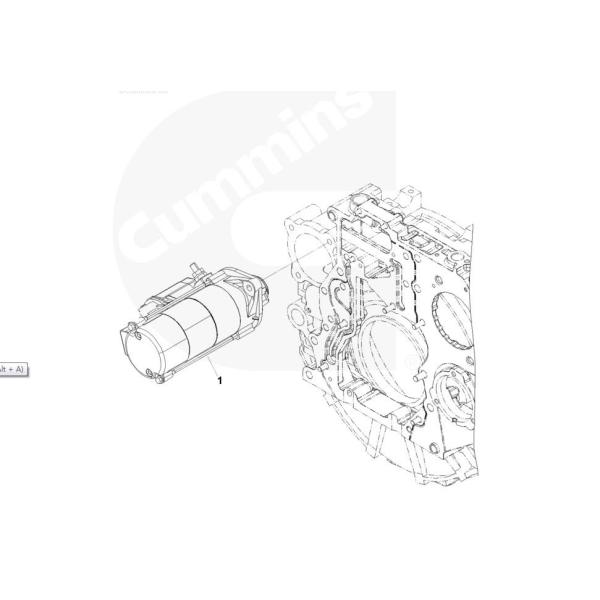 24V Engine Starting Motor  Engine Parts