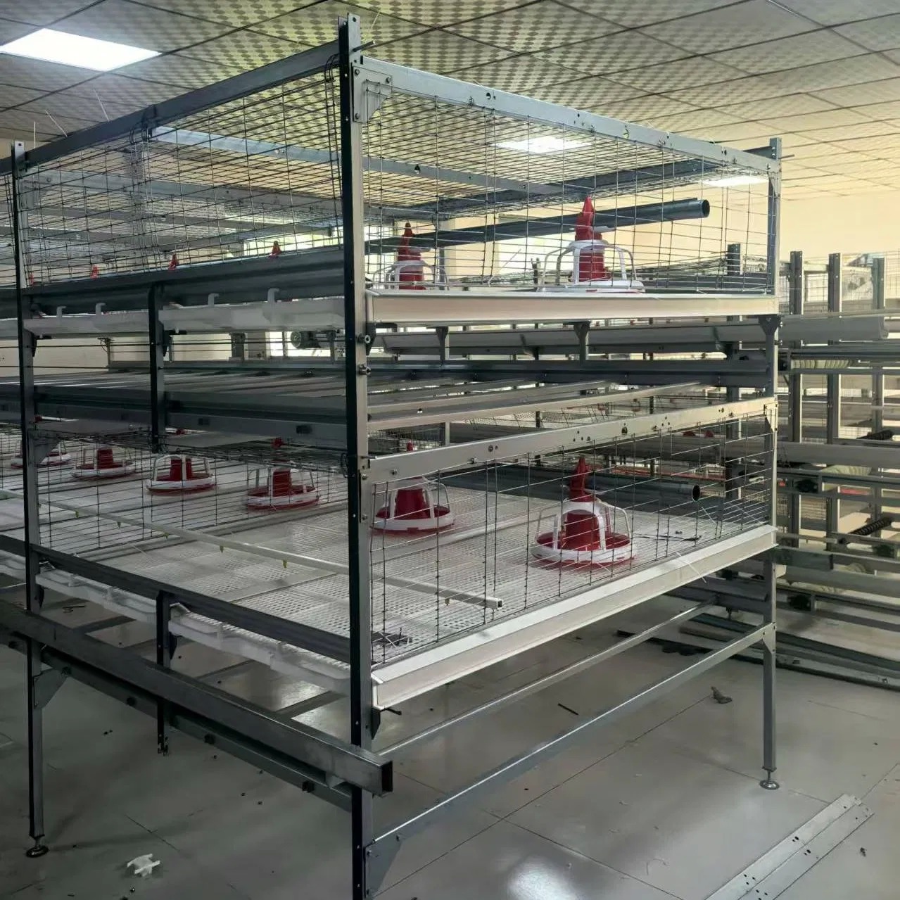 Automatic Harvesting Chicken Coop Broiler Cage Poultry Farm Cage For Broilers