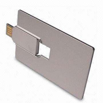 Memoria USB delgada práctica barata AT-045B de la tarjeta de crédito