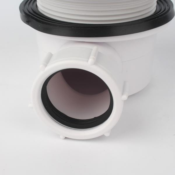 Bangqi Modern Design White PP Main Body Plastic Floor Drain Waste Shower Tray Drain for Bathroom Bath Hotel Strainer Style