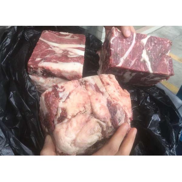Electric Industrial Beef 3000KG/H Frozen Meat Cutting Machine