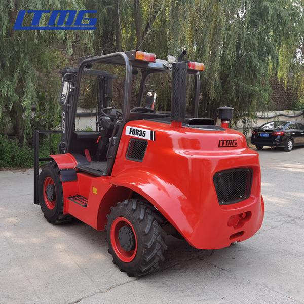 LTMG  all terrain forklift truck 3.5ton forklift 2WD 4WD diesel powered forklift rough terrain forklift