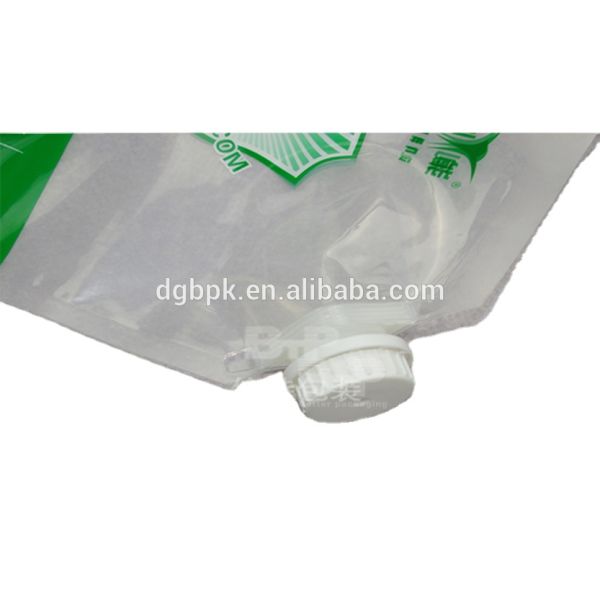 2L/3L/5L Spout Pouch Foldable Outdoor Grains Drink Plastic Bags Water Bag for Water Storage with Handle