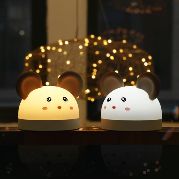 Silicone Cartoon Sleep Smart Alarm Clock With Night Light White Noise Sleep Trainer