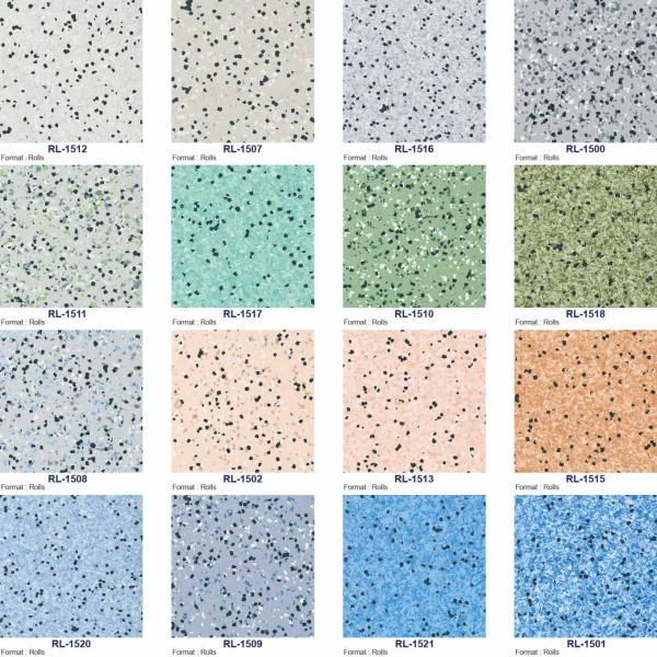 ESD Hôpital plancher en vinyle Théâtre plancher antistatique design moderne