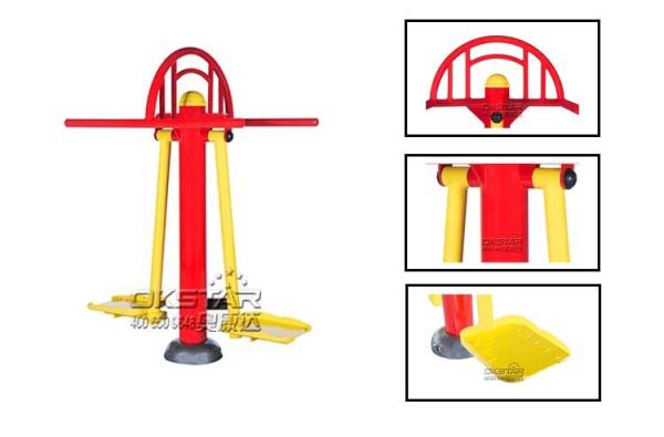 surfboard galvanized outdoor fitness trainer column 140mm with 3mm thickness