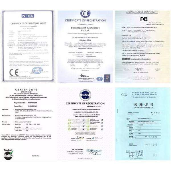 цветометр 3NH NR110 точности лаборатории CIE апертуры 4mm