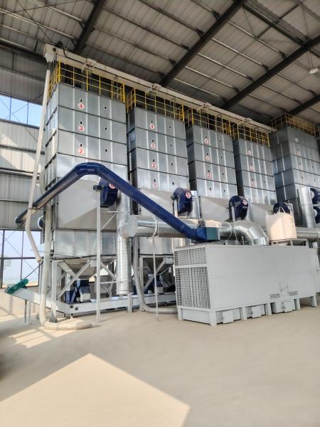 Clean Hot Air Heating Medium Grain Dryer Machine 2% Unevenness Of Drying Advanced Technology For Energy Efficiency