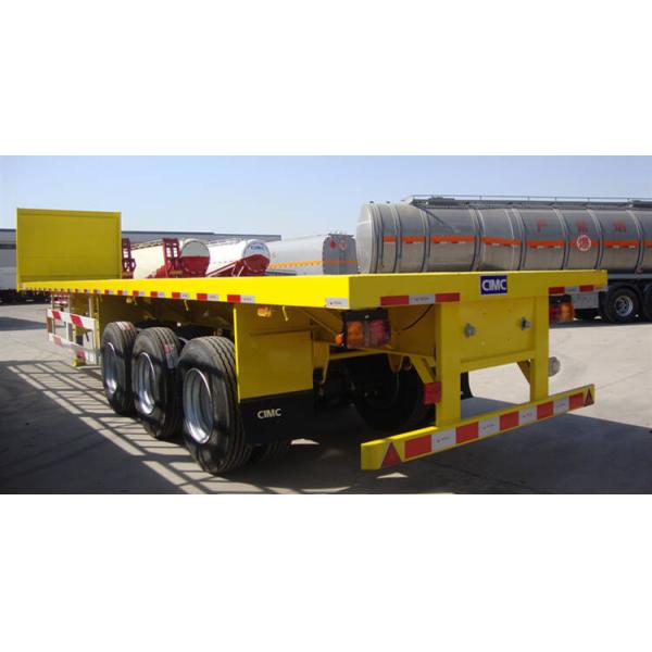 3 FUWA Axle Premium Steel Trailer Flatbed Iso Tank Chassis