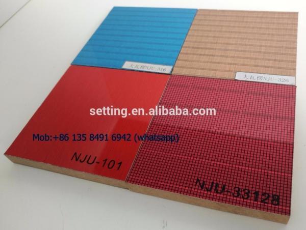 Double side Metal uv mdf board 1220*2440*18mm for industrial style furniture