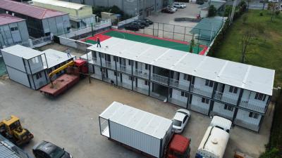 Steel Structure Prefab Flat Pack Container House Modular Workers Accommodation
