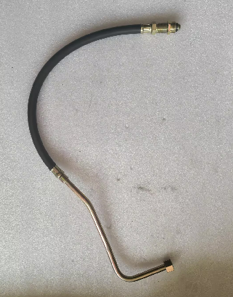 A9414205448 HIGH-PERFORMANCE BLACK RUBBER FRONT BRAKE HOSE FOR BENZ TRUCKS