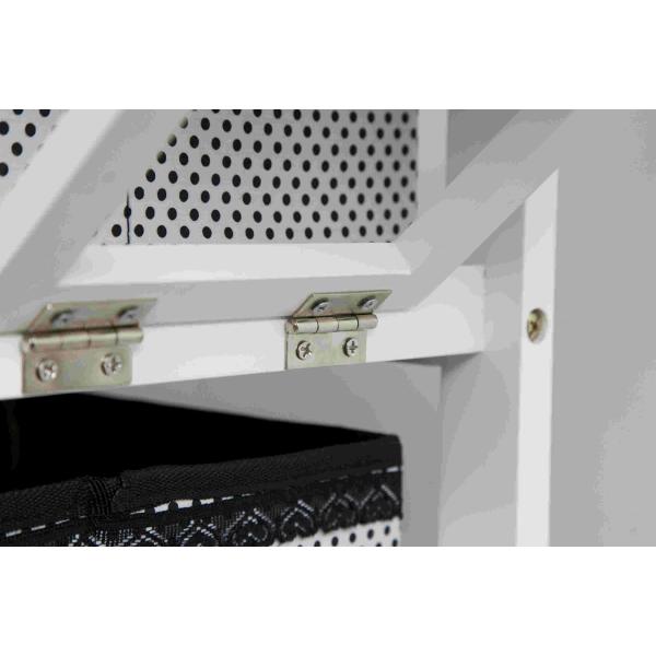 Practical Modern Wood Furniture Fabric Foldable Ironing Board Cabinet White