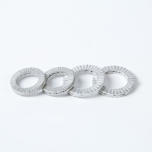 DIN25201 Double Layer Self Locking Washer Wedge Lock Washer for Heavy Machinery
