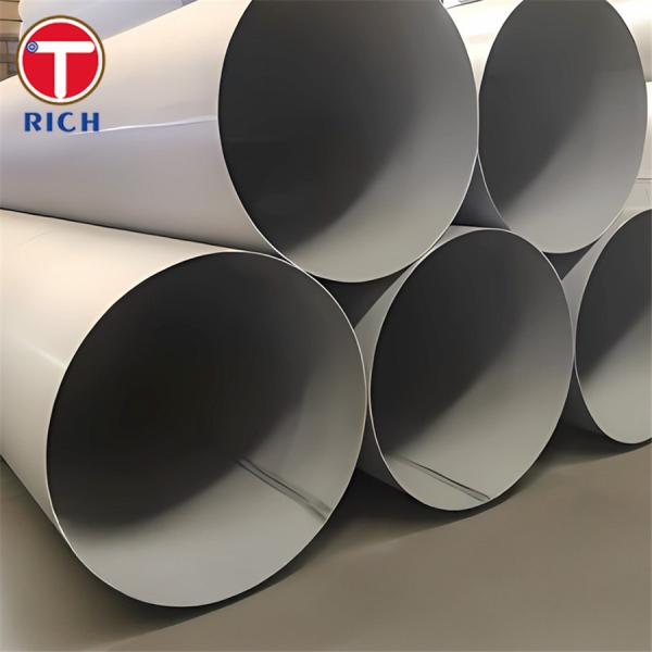 Tubo de acero inoxidable duplex ASTM A928 grado 2205 EFW tubo de acero para el transporte de productos químicos