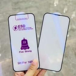 Protector de tela antiestático anti-manchas ESD 0.4mm Para iPhone 14 Pro Max