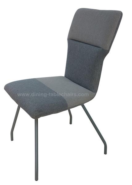 Tela do lazer estofada jantando o cinza high-density Shell da esponja das cadeiras