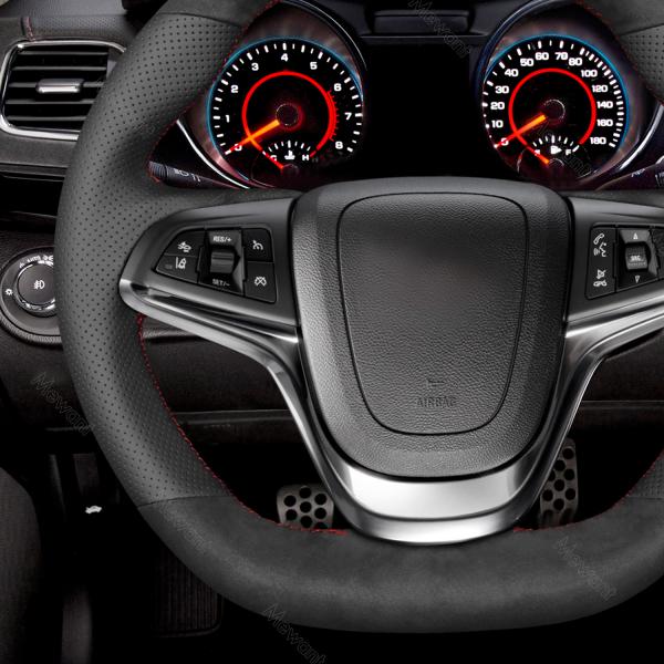 Mewant Genuine Leather and Suede Steering Wheel Cover for Holden Calais Caprice Commodore SS Ute SS interior accessory