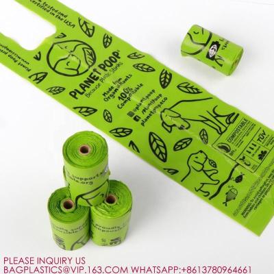 Cornstarch Eco Friendly Biodegradable Poo Waste Bag Dog Poop Bag Compostable Doggy Bag
