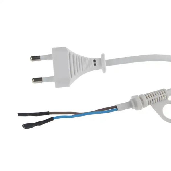 High Quality KC Approved Korean Standard K01 2 Pin Plug Electric Supply dyer extension ac power cord Cable Production