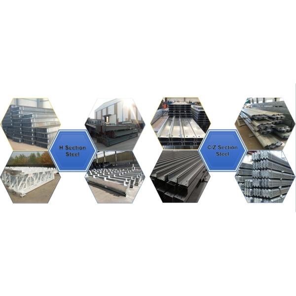 Granero prefabricado de acero almacén de acero a medida Instalación rápida