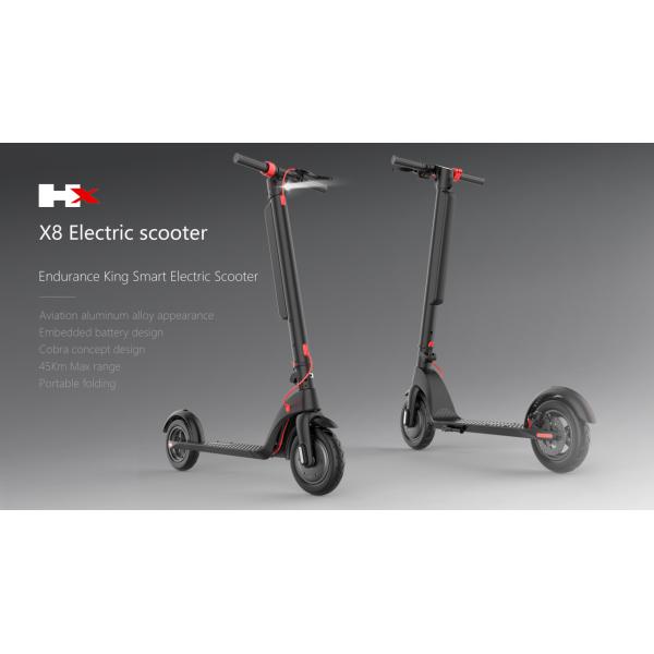 Livraison d'entrepôt UE/États-Unis 350W X8 Scooter électrique pliable 10 pouces 10Ah Scooters électriques pour la connectivité Bluetooth