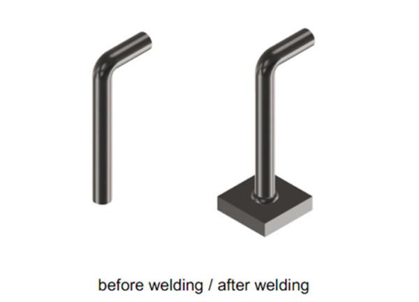 BTH Welding Studs for Drawn Arc Stud Welding Bent Stud
