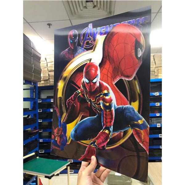 Eco Friendly 3D Lenticular Poster Wall Art Flip Marvel Comics The Avengers 12 X 16