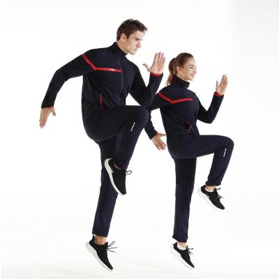 Printed Plus Size Zip Up Running Track Jacket Sport Tracksuit
